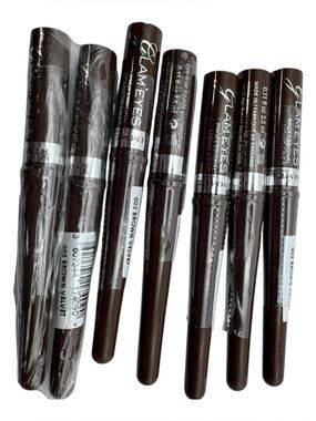 7x Rimmel London Glam’Eyes Professional Liquid Liner 002 Brown Velvet 3.5ml